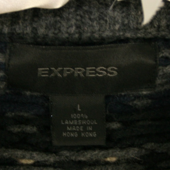 Express Lambswool Knit Pullover Sweater - Picture 4 of 7